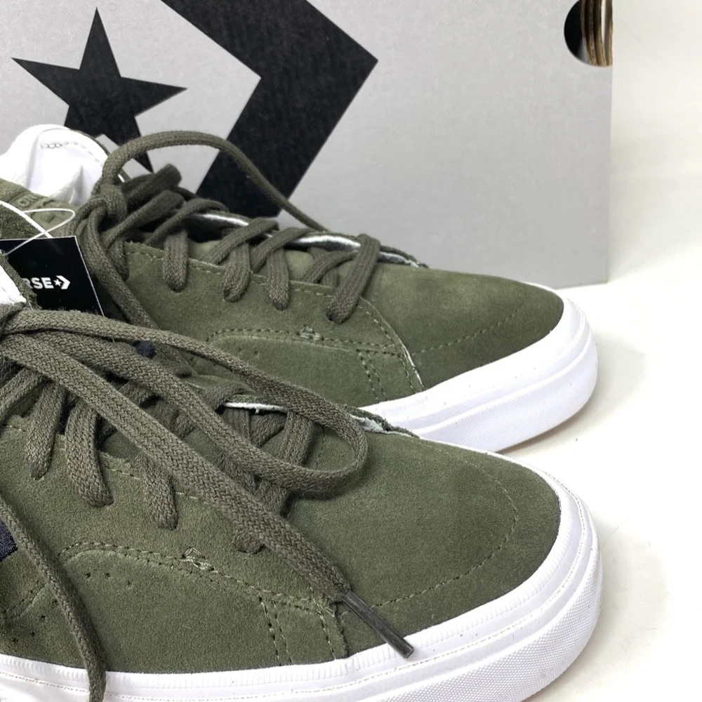 Converse Louie Lopez Pro Shoes Women's Size Suede Khaki Mid Top Casual 171981C - Picture 6 of 11